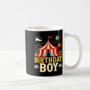 Ich bin der Geburtstagsjunge Zirkus Karneval Thema Kaffeetasse