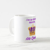 Ich bin der Gefallen meines Mannes Kaffeetasse (Vorderseite Links)