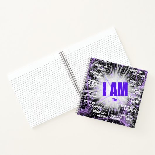 Ich bin der Geist Christi Spiral Notebook Notizblock (Innenseite)