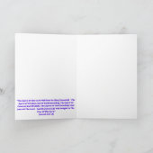 Ich bin der Geist der hellen Grußkarte Karte (Innenseite)