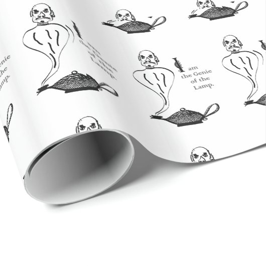 Ich bin der Geist Geschenkpapier (Rolleneckpunkt)