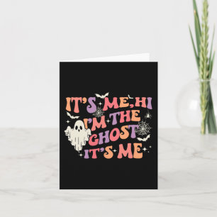Ich bin der Geist, ich bin glücklich Halloween Karte