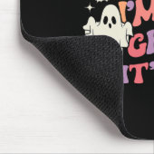 Ich bin der Geist, ich bin glücklich Halloween Mousepad (Ecke)