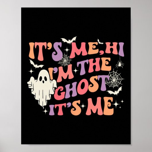Ich bin der Geist, ich bin glücklich Halloween Poster (Vorne)
