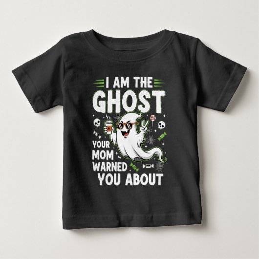 Ich bin der Geist, vor dem deine Mama dich gewarnt Baby T-shirt (Vorderseite)
