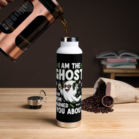 Ich bin der Geist, vor dem deine Mama dich gewarnt Trinkflasche (Kaffee (gedreht))