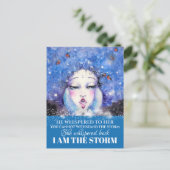 ICH BIN DER GESCHICHTE POSTKARTE (Stehend Vorderseite)