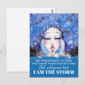 ICH BIN DER GESCHICHTE POSTKARTE (Vorne/Hinten)