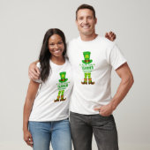 Ich bin der glückliche Lehrer Leprechaun Funny St. T-Shirt (Unisex)