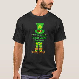Ich bin der glückliche Reisebüro-Leprechaun Lustig T-Shirt