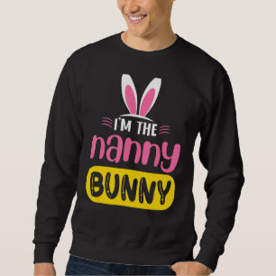 Ich bin der grausame Bunny Rabbit Ears Easter Day Sweatshirt