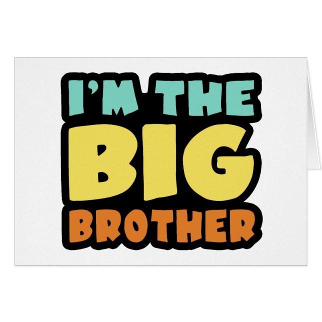 Ich bin der große Bruder (Vorderseite (Horizontal))
