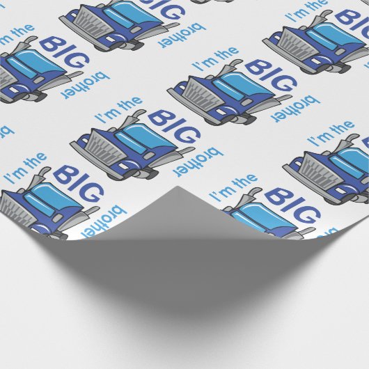 Ich bin der große Bruder Geschenkpapier (Ecke)