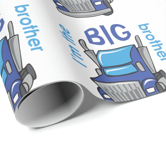 Ich bin der große Bruder Geschenkpapier (Rolleneckpunkt)