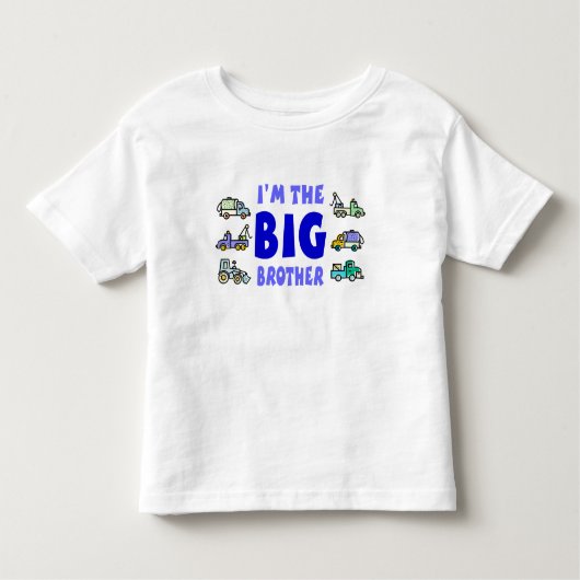 Ich bin der große Bruder Kleinkind T-shirt (Vorderseite)