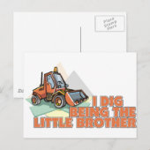 Ich bin der große Bruder Postkarte (Vorne/Hinten)