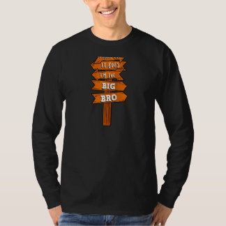Ich bin der große Bruder von Bro Baby Shower Gende T-Shirt