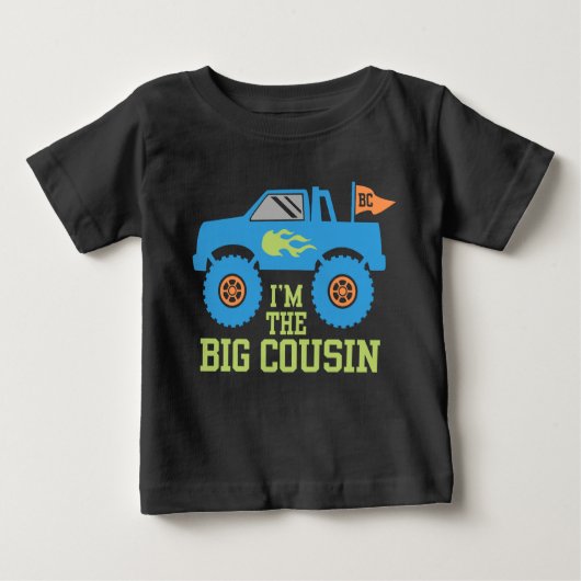 Ich bin der große Cousin Baby T-shirt (Vorderseite)