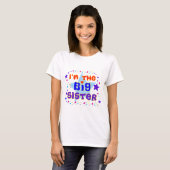 Ich bin der große Schwester-T - Shirt mit Sternen (Vorne ganz)