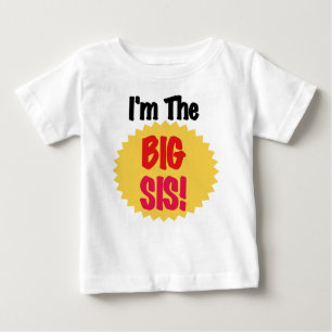 Ich bin der Große Sis Baby T-shirt