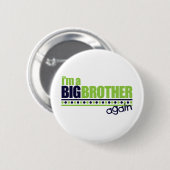 Ich bin der großer Bruder-wieder blaue/grüne T - Button (Vorne & Hinten)
