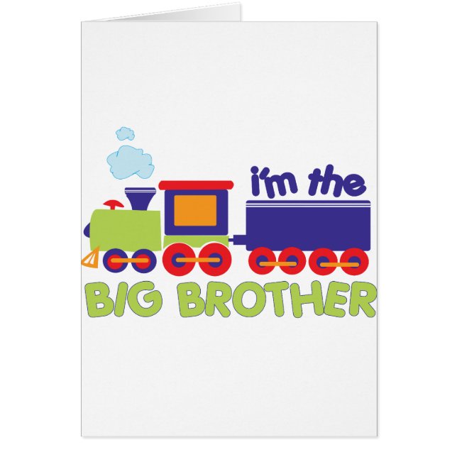 Ich bin der großer Bruder-Zug-T - Shirt (Vorne)