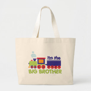 Ich bin der großer Bruder-Zug-T - Shirt Jumbo Stoffbeutel