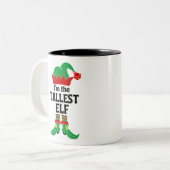 Ich bin der größte Elf Zweifarbige Tasse (Vorderseite Links)