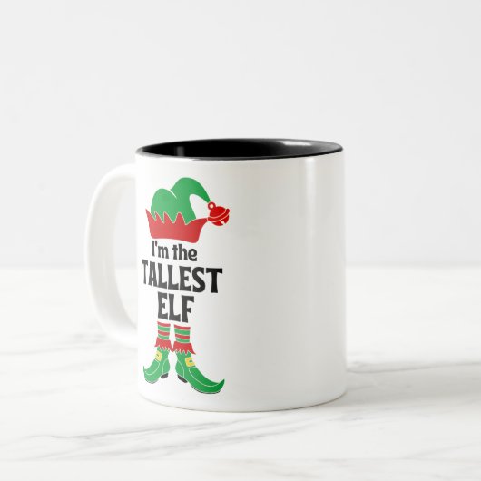 Ich bin der größte Elf Zweifarbige Tasse (Vorderseite Links)