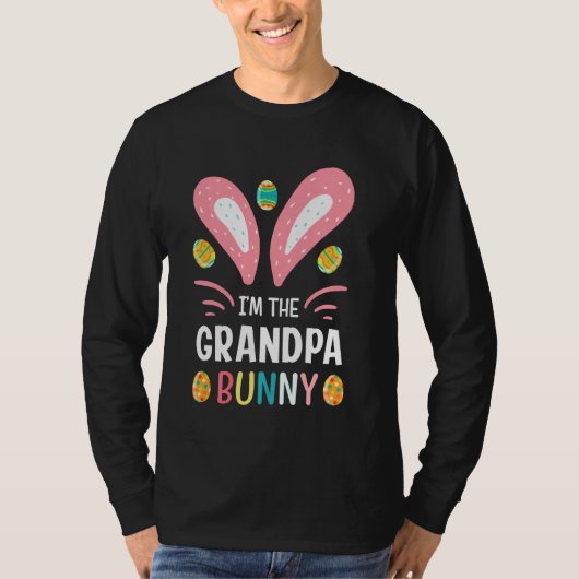 Ich bin der Großvater Bunny Funny Funny Opa Ostero T-Shirt (Vorderseite)