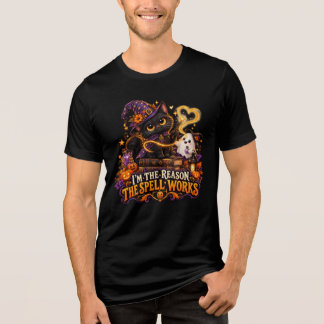 Ich Bin Der Grund Dafür Dass Der Zauber Wirkt Hexe Tri-Blend Shirt