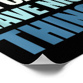 Ich bin der Grund, warum wir keine schönen Dinge h Poster (Ecke)