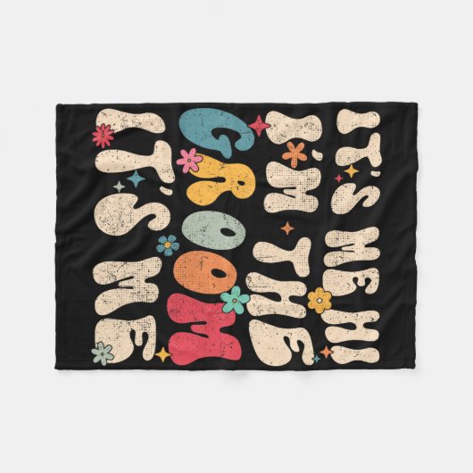 Ich bin der Gürtel, dass ich Hochzeitskorps bin Fleecedecke (Vorderseite (Horizontal))