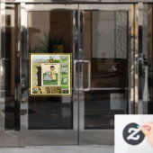 "Ich bin der Gute Hirte" Fensteraufkleber (Büro Tür)