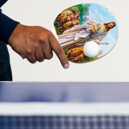 Ich bin der gute Hirte Johannes 10:7-21 Tischtennis Schläger (InSitu)