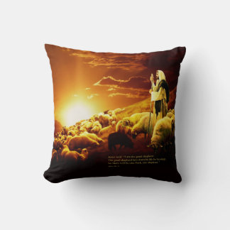 "Ich bin der gute Hirte. John 10:11 Pillow Kissen