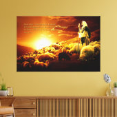 "Ich bin der gute Hirte. Leinwand (Insitu (Wohnzimmer))
