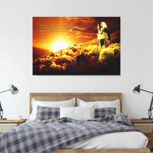 "Ich bin der gute Hirte. Leinwand (Insitu (Schlafzimmer))