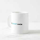 Ich bin der gute Zwilling Kaffeetasse (Vorderseite Links)
