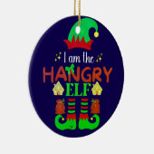 Ich bin der hangry Elf Keramik Ornament (Rechts)