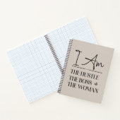 Ich bin der Hase, der Boss, die Frau lustig Notizblock (Innenseite)