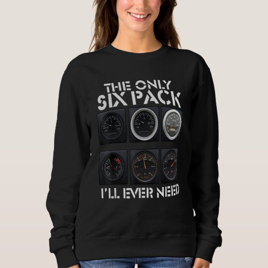 Ich bin der Hauptflugzeugpilot Sweatshirt (Vorderseite)