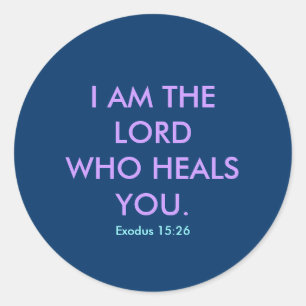 ICH BIN DER HERR - 1118 RUNDER AUFKLEBER