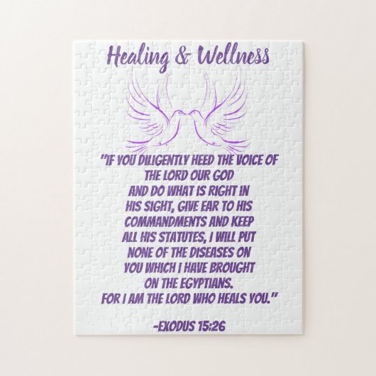 Ich bin der Herr, der dich heilt Puzzle (Vertikal)