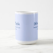 Ich bin der Herr, der dich heilt Verse Light Blue Kaffeetasse (Mittel)