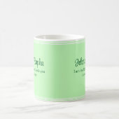Ich bin der Herr, der dich heilt Verse Minze Grün Kaffeetasse (Mittel)