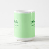 Ich bin der Herr, der dich heilt Verse Minze Grün Kaffeetasse (Mittel)