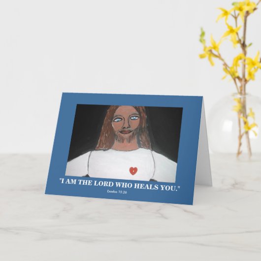 "ICH BIN DER HERRN, DER DICH HEISST." KARTE (Gelbe Blume)