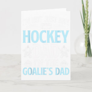 Ich bin der Hockey-Torwart-Vater eines Eishockey-T Karte
