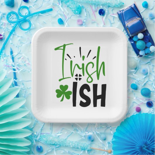 Ich bin der irische St. Patrick's Day Pappteller (Party)